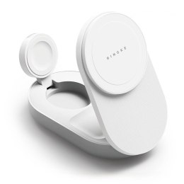 Ładowarka indukcyjna RINGKE QI2.2 25W 3w1 Magnetic MagSafe - biała