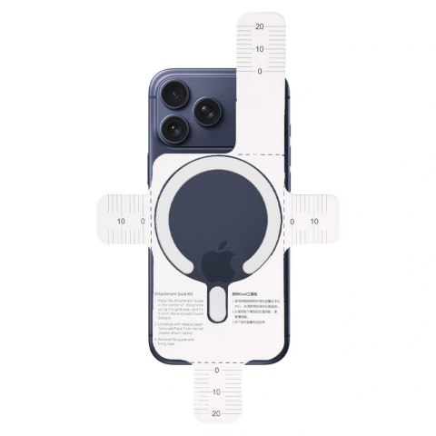 Pierścień magnetyczny MagSafe Tech-Protect MMP-200 na telefon - biały