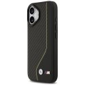 Etui BMW M Carbon Line & Logo MagSafe na iPhone 17 - żółte