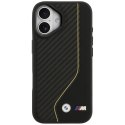 Etui BMW M Carbon Line & Logo MagSafe na iPhone 17 - żółte