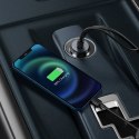Ładowarka samochodowa Baseus Share Together 120W wieloportowa 2x USB-A + 2x USB-C - szara