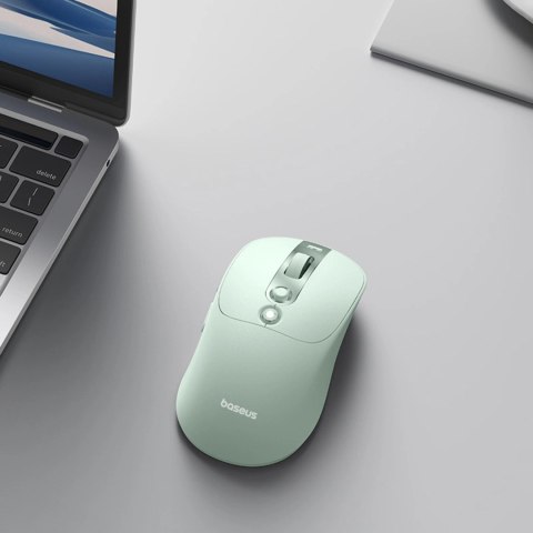 Mysz komputerowa Baseus Editor bezprzewodowa z akumulatorem 800mAh i wskaźnikiem stanu baterii - zielona