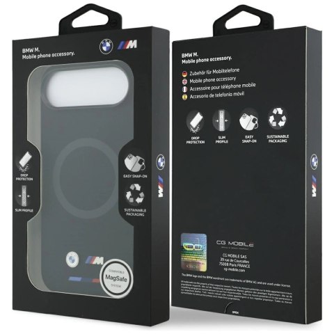 Etui BMW M Silicon Logo MagSafe na iPhone Air - czarne