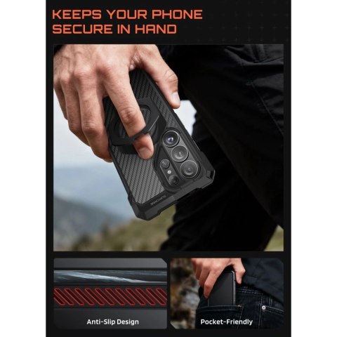 Etui Supcase UB Grip Mag MagSafe na Samsung Galaxy S26 Ultra - czarne