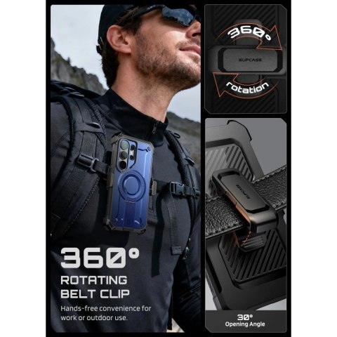 Etui Supcase Unicorn Beetle Pro Mag MagSafe 2-set na Samsung Galaxy S26 Ultra - czarno-granatowe