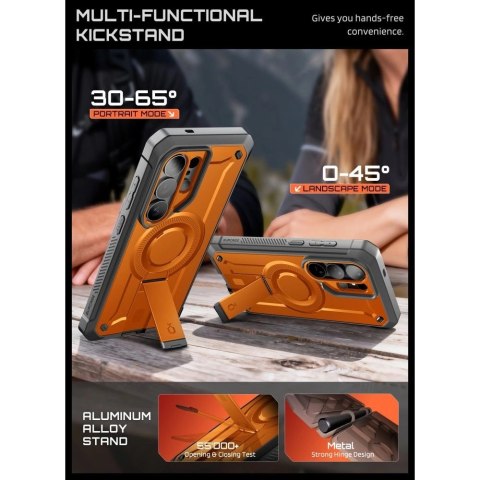 Etui Supcase Unicorn Beetle Pro Mag MagSafe 2-set na Samsung Galaxy S26 Ultra - czarno-pomarańczowe