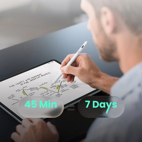 Rysik Metapen Pencil Air8 Pro do iPada - biały