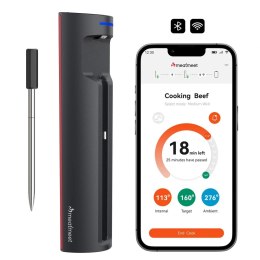 Termometr kuchenny Meatmeet Pro smart z aplikacją Bluetooth/WiFi grill piekarnik wędzarnia - czarny