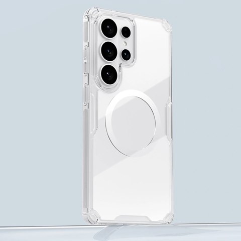 Etui Nillkin Nature TPU Pro kompatybilne z MagSafe na Samsung Galaxy S26 Ultra - białe