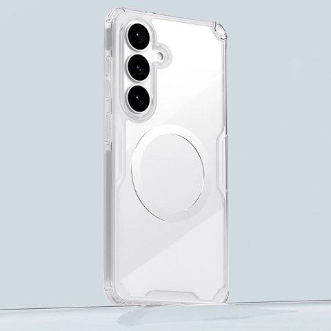 Etui Nillkin Nature TPU Pro kompatybilne z MagSafe na Samsung Galaxy S26+ - białe