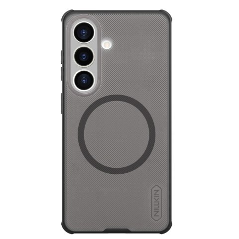 Etui Nillkin Super Frosted Shield Pro Magnetic kompatybilne z MagSafe na Samsung Galaxy S26 - półprzezroczysto-czarne
