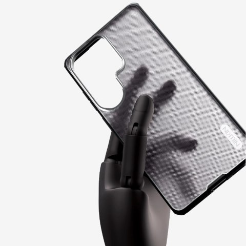 Etui Nillkin Super Frosted Shield Pro Magnetic kompatybilne z MagSafe na Samsung Galaxy S26 - półprzezroczysto-czarne