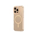 Etui silikonowe AMAZINGTHING Titan Pro Mag Case z pierścieniem magnetycznym do iPhone 16 Pro Max - różowe złoto