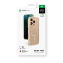 Etui silikonowe AMAZINGTHING Titan Pro Mag Case z pierścieniem magnetycznym do iPhone 16 Pro Max - różowe złoto