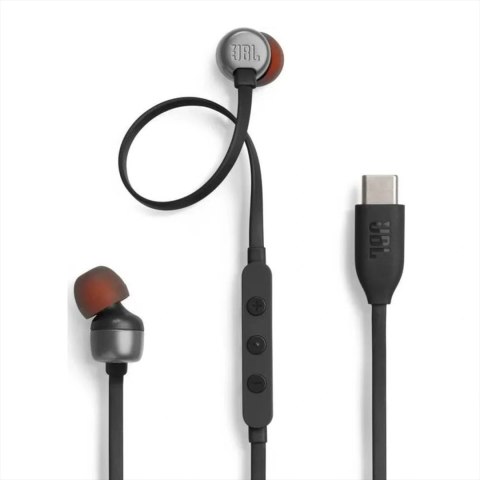 Słuchawki JBL Tune 310C dokanałowe przewodowe USB-C - czarne