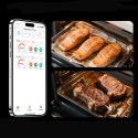 Termometr kuchenny Meatmeet X Pro z aplikacją Bluetooth/WiFi do grilla piekarnika wędzarni - czarny