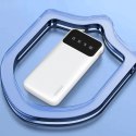 Dudao K6Pro uniwersalny powerbank 10000mAh z kablem USB USB Typ C Lightning - biały (K6Pro-white)