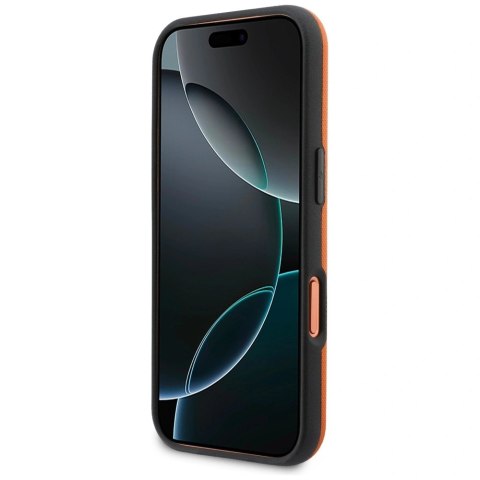 Etui BMW M FW Metal Logo MagSafe na iPhone 17 Pro - pomarańczowe