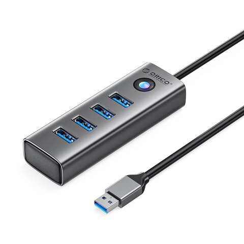 Hub Orico PDD4U-U3 4x USB-A 3.0 - szary