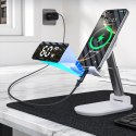 Kabel Choetech XCC-1068 PD 60 W USB-C - USB-C z wyświetlaczem 1.2 m - czarny