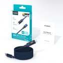 Kabel Choetech XCC-1068 PD 60 W USB-C - USB-C z wyświetlaczem 1.2 m - niebieski