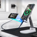 Kabel Choetech XCC-1068 PD 60 W USB-C - USB-C z wyświetlaczem 1.2 m - niebieski