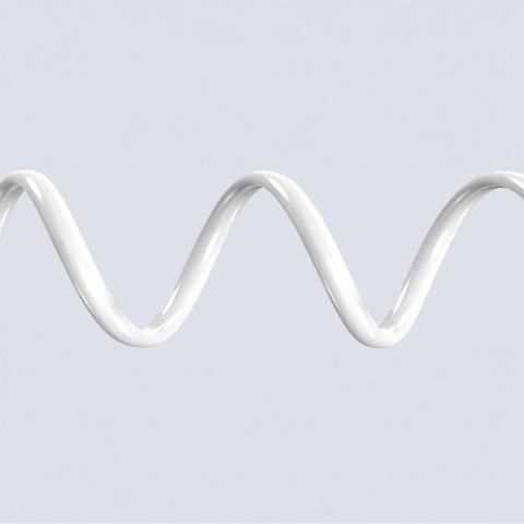 Kabel Dudao L25SX 30 W USB-C - Lightning z miękkim silikonowym oplotem 1 m - biały