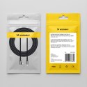 Kabel kątowy Wozinsky WPS3-UY41S USB-C Thunderbolt 4 240W 1m 4K - czarny