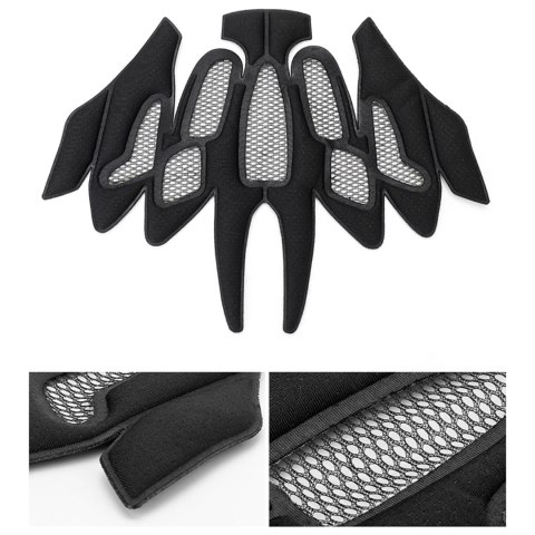 Kask rowerowy Rockbros TS-61 10110061006 dziecięcy z odpinaną szczęką rozmiar M (54-57) - szary