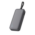 Powerbank Cuktech LPB200N 40W 20000mAh ze zintegrowanym kablem - szary