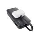 Powerbank Cuktech LPB200N 40W 20000mAh ze zintegrowanym kablem - szary