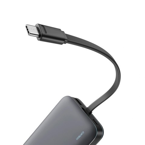 Powerbank Cuktech LPB200N 40W 20000mAh ze zintegrowanym kablem - szary