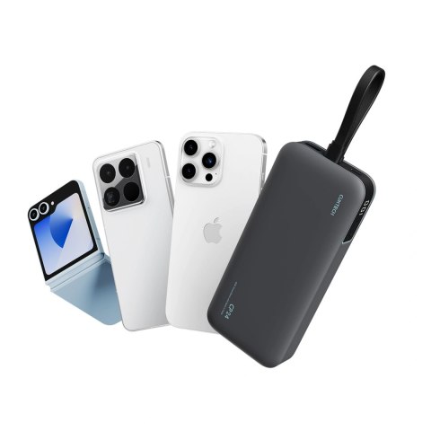 Powerbank Cuktech LPB200N 40W 20000mAh ze zintegrowanym kablem - szary