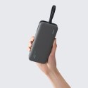 Powerbank Cuktech LPB200N 40W 20000mAh ze zintegrowanym kablem - szary