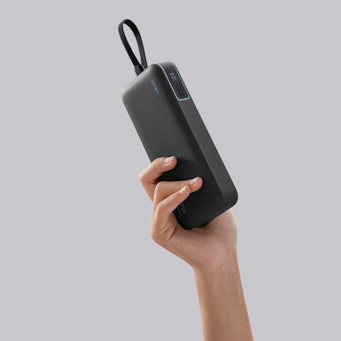 Powerbank Cuktech LPB200N 40W 20000mAh ze zintegrowanym kablem - szary