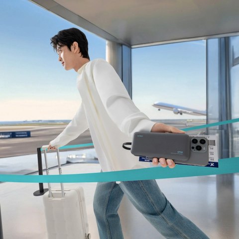 Powerbank Cuktech LPB200N 40W 20000mAh ze zintegrowanym kablem - szary