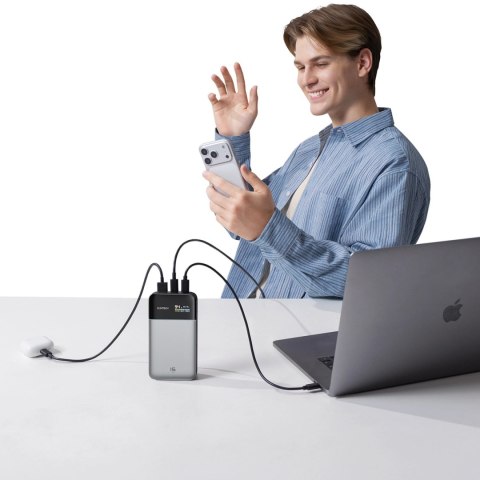 Powerbank Cuktech PB150S 100W 15000mAh - szary