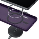 Etui 3mk Smoke MagCase na iPhone 16 Pro Max - fioletowe-półprzezroczyste