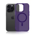 Etui 3mk Smoke MagCase na iPhone 16 Pro Max - fioletowe-półprzezroczyste