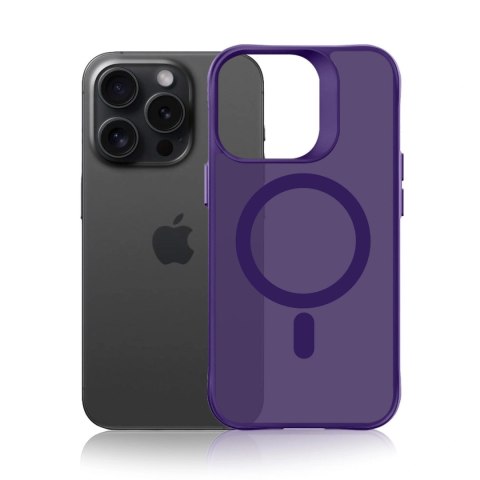 Etui 3mk Smoke MagCase na iPhone 16 Pro Max - fioletowe-półprzezroczyste