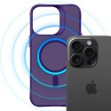 Etui 3mk Smoke MagCase na iPhone 16 Pro Max - fioletowe-półprzezroczyste