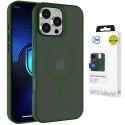 Etui 3mk Smoke MagCase na iPhone 16 Pro Max - zielone-półprzezroczyste