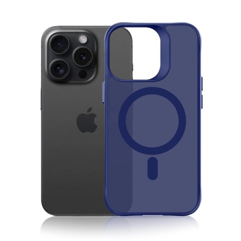 Etui 3mk Smoke MagCase na iPhone 16 Pro - niebieskie-półprzezroczyste