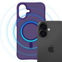 Etui 3mk Smoke MagCase na iPhone 16 - fioletowe-półprzezroczyste