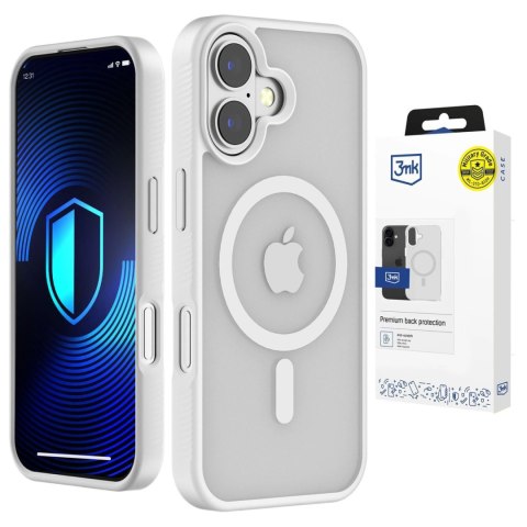 Etui 3mk Smoke MagCase na iPhone 17 - białe-półprzezroczyste