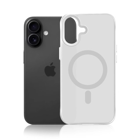 Etui 3mk Smoke MagCase na iPhone 17 - białe-półprzezroczyste