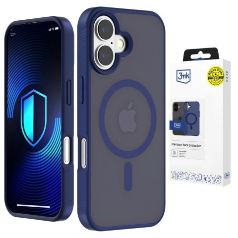 Etui 3mk Smoke MagCase na iPhone 17 - niebieskie-półprzezroczyste