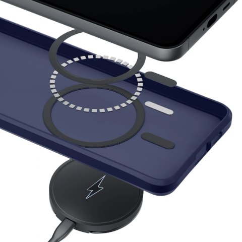 Etui 3mk Smoke MagCase na iPhone 17 - niebieskie-półprzezroczyste