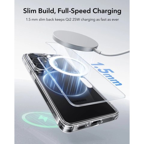 Etui ESR Classic Hybrid Kickstand MagSafe na Samsung Galaxy S26+ - przezroczyste
