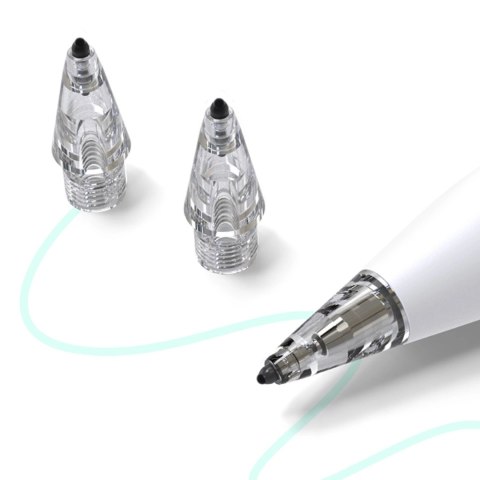 Końcówki do rysików Metapen Air-Flex Tips - przezroczyste